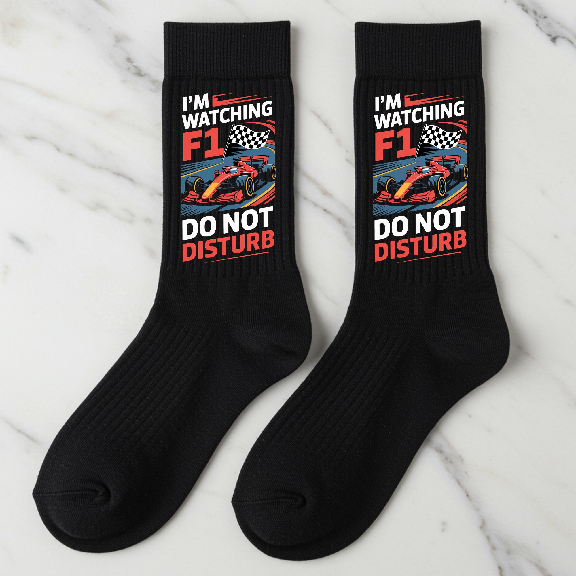 Watching F1 Socks, Do Not Disturb F1 Gift