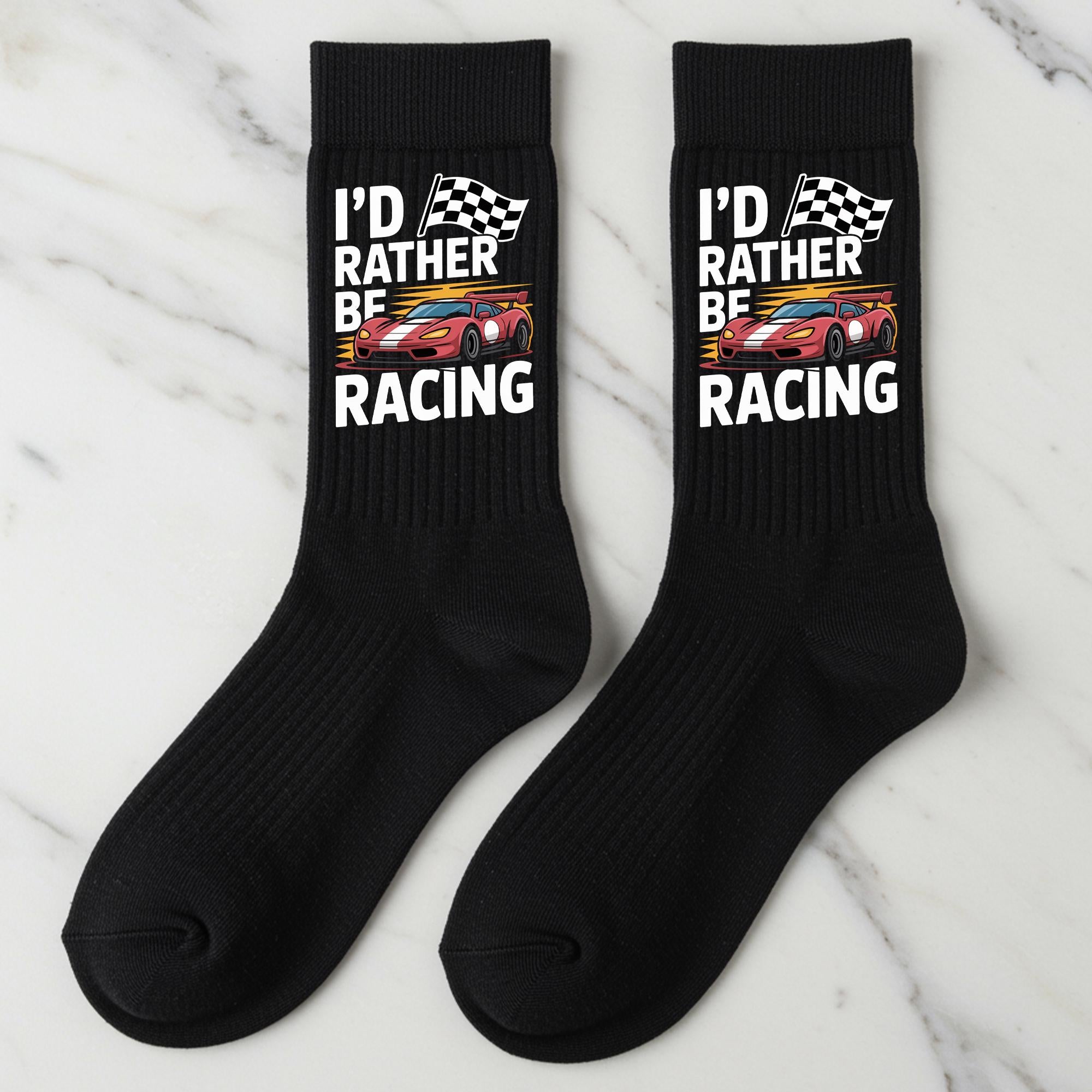 Racing Socks, I'd Rather Be Racing Gift