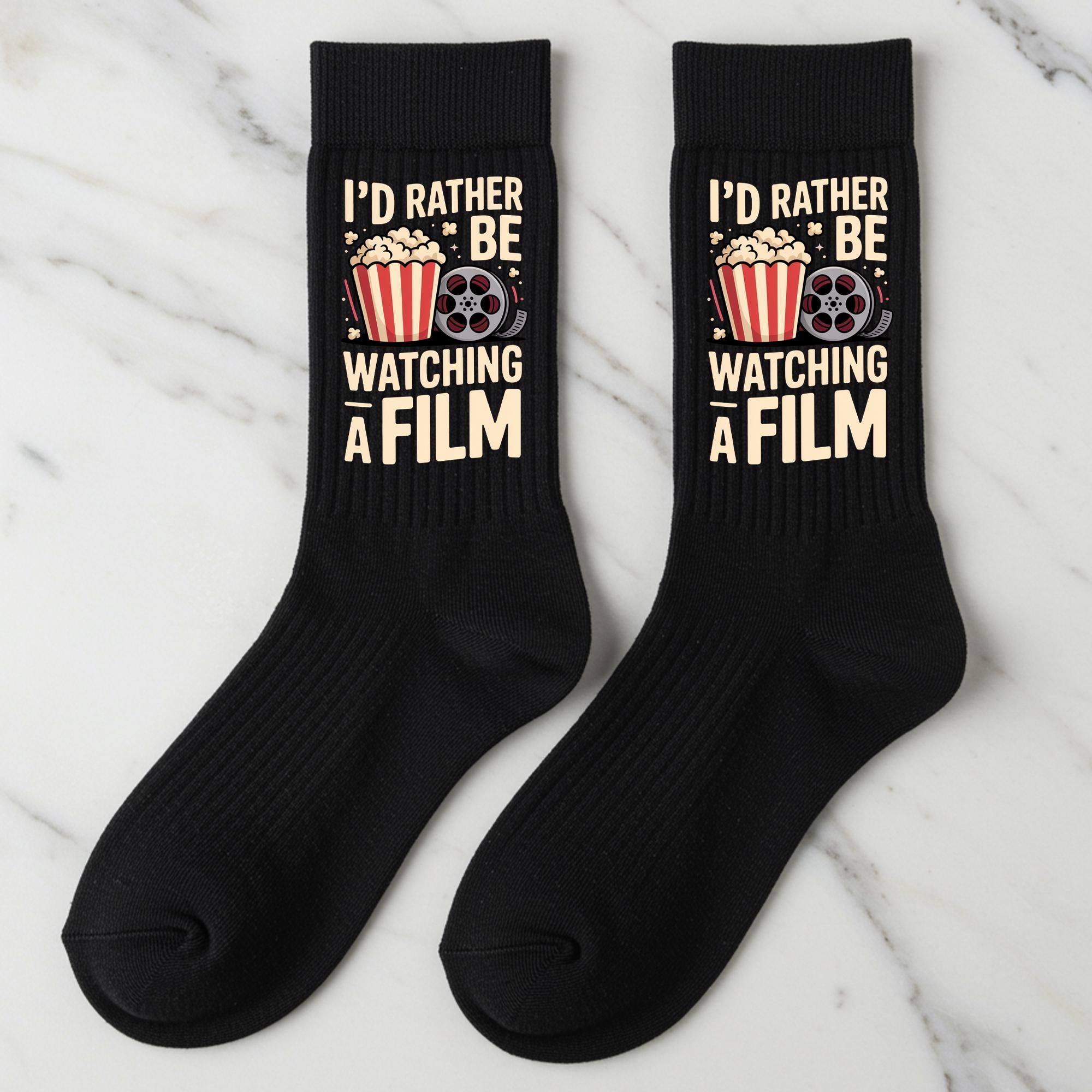 Film Socks, I'd Rather Be Watching A Film Gift