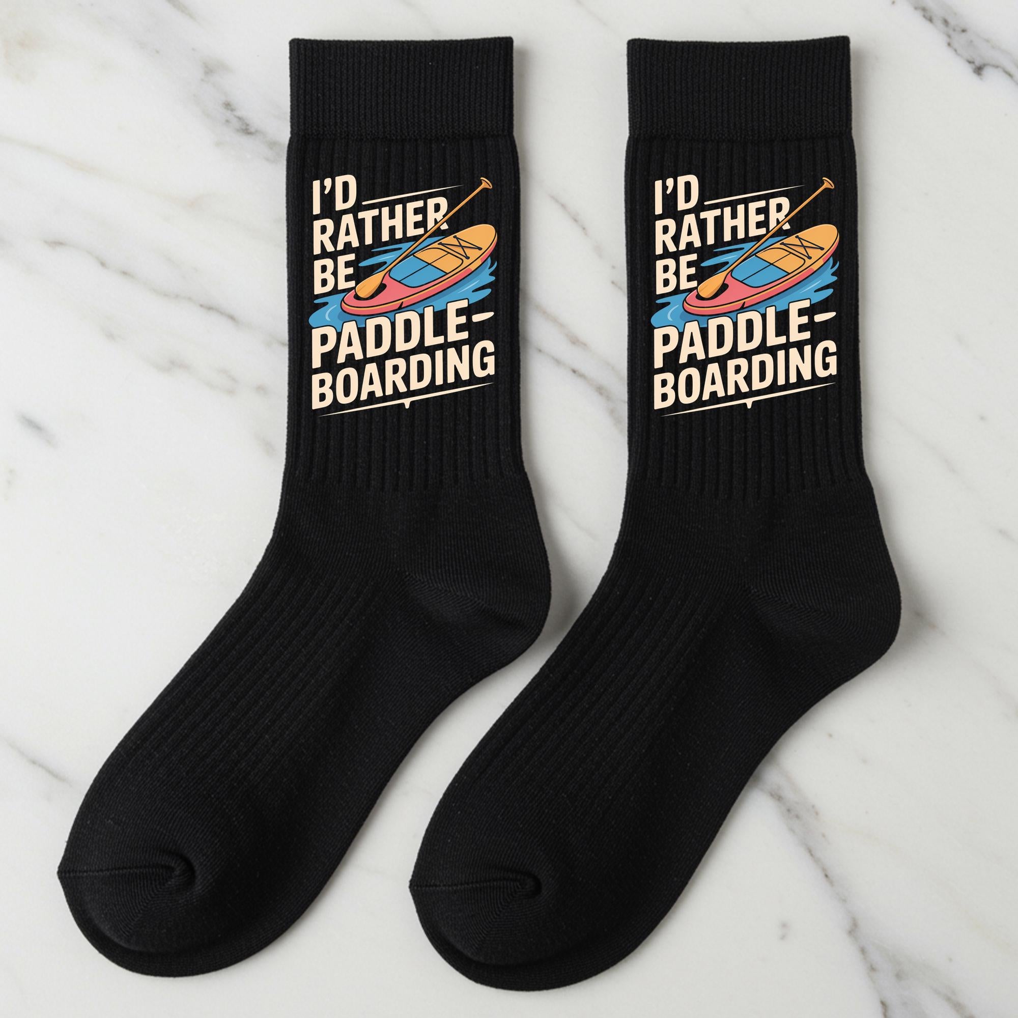 Paddle Boarding Socks, I'd Rather Be Paddle Boarding Gift